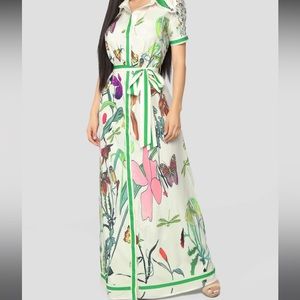 Butterfly Shirt Dress